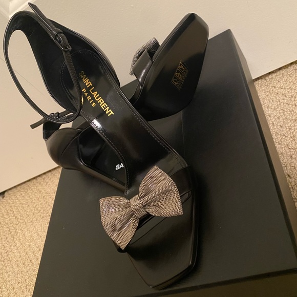 Saint Laurent heel black - Picture 2 of 4